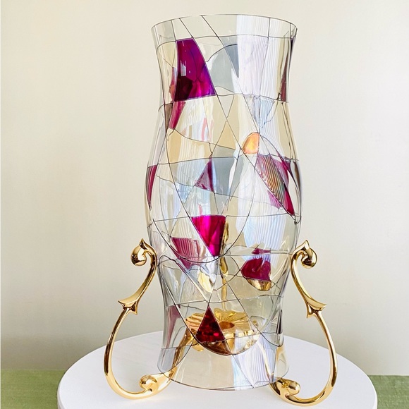 PartyLite Accents 2pc Partylite Mosaic Calypso Hurricane Poshmark